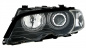 Preview: CCFL Angel Eyes Scheinwerfer Set inkl. Blinker für BMW 3er E46 Coupe / Cabrio 98-01 schwarz Set